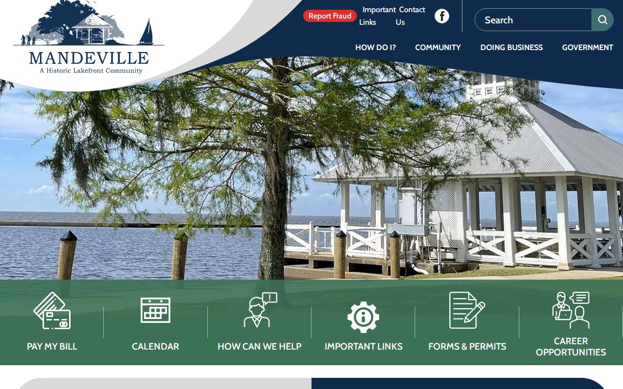 St. Tammany Parish Mandeville court docket City Hall official city interface